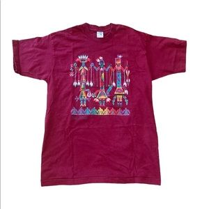 Vintage New Mexico T-Shirt Size L Adult 90s Graphic Tee Single Stitched.